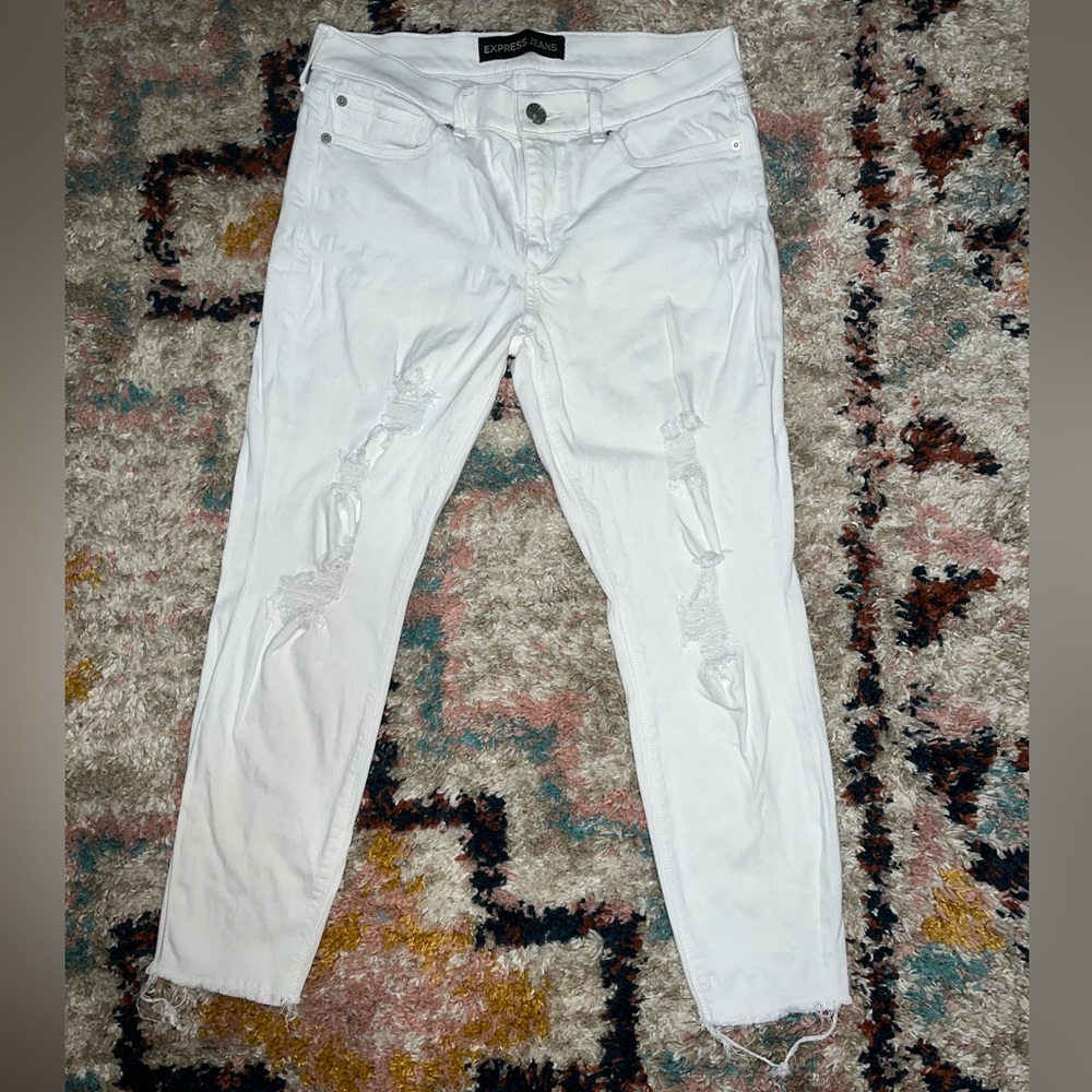 Express White Jeans